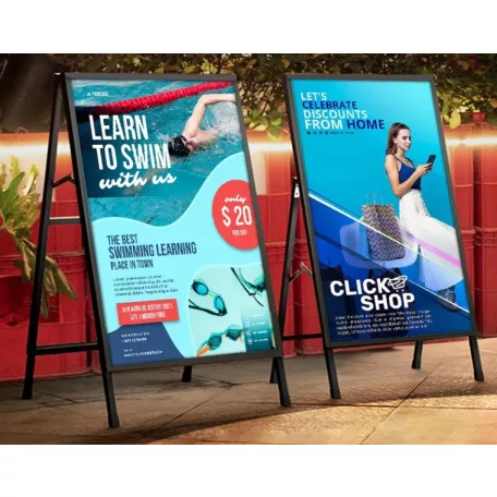 Světelná reklamní tabule 60 cm x 90 cm s adaptérem