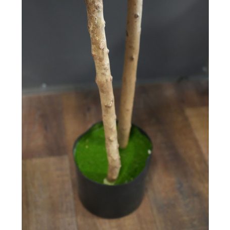 150 cm-ový dvojitý umělý olivovník v květináči