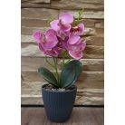 33 cm-ový umělý Phalaenopsis v květináči