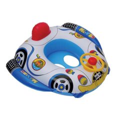   Nafukovací plovoucí guma pro děti se žlutým volantem - 70 cm