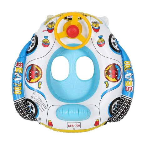 Nafukovací plovoucí guma pro děti se žlutým volantem - 70 cm