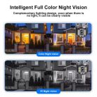 Profesionální venkovní kamera (Wi-Fi), se třemi čočkami, funkcí nočního vidění, 10x přiblížením, detekcí pohybu, bezplatnou aplikací