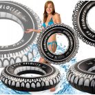 Nafukovací guma ve tvaru kola pro děti - 90 cm