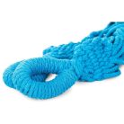 Houpací síť z pevného materiálu - modrá, žlutá, zelená - 280 cm x 150 cm