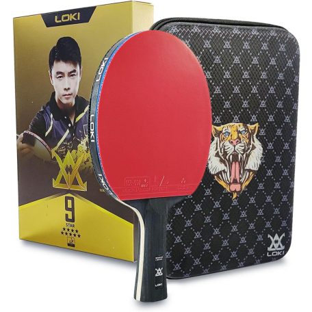 Profesionální stolní tenisová raketa LOKI 9 Star - doporučená olympijským vítězem Wang Haom