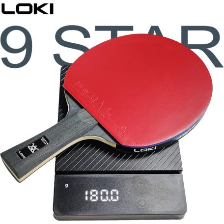 Profesionální stolní tenisová raketa LOKI 9 Star - doporučená olympijským vítězem Wang Haom