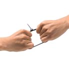 Stahovací pásky 4 x 300 mm - 100 ks, černá