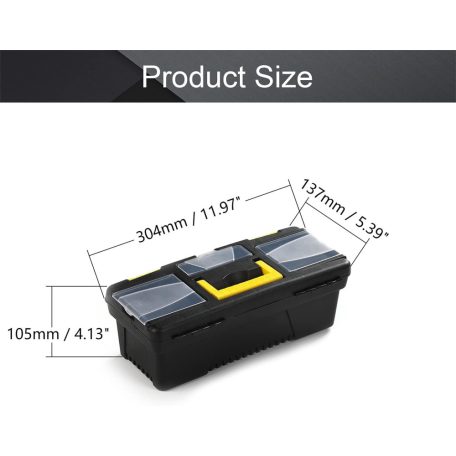 M 30x13x10 cm  Odolný plastový box na nářadí