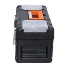 XXXL 36,5x18,5x14 cm Extrémně odolný a odolný plastový box na nářadí se železnými vložkami 