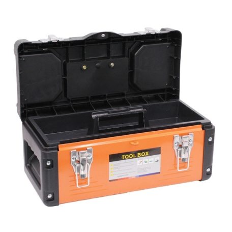 XXXL 36,5x18,5x14 cm Extrémně odolný a odolný plastový box na nářadí se železnými vložkami 