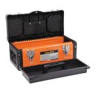 XXXL 36,5x18,5x14 cm Extrémně odolný a odolný plastový box na nářadí se železnými vložkami 