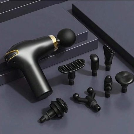 Bateriový masážní přístroj s 8 hlavicemi