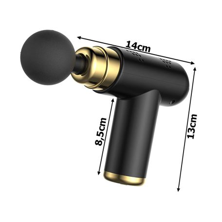 Bateriový masážní přístroj s 8 hlavicemi