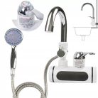 Nástěnný průtokový ohřívač vody s LED displejem a sprchovou hlavicí - 3000 W