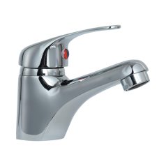   Jednopáková umyvadlová baterie na teplou a studenou vodu - chromová
