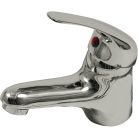 Jednopáková umyvadlová baterie na teplou a studenou vodu - chromová