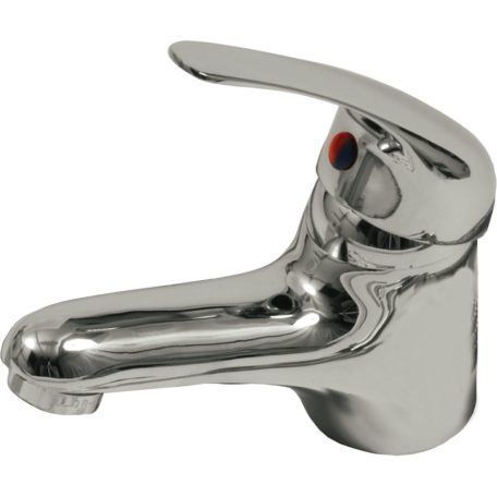 Jednopáková umyvadlová baterie na teplou a studenou vodu - chromová