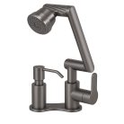 Jednopáková nastavitelná baterie s dávkovačem saponátového prostředku - matná