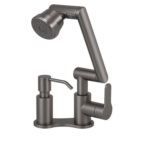 Jednopáková nastavitelná baterie s dávkovačem saponátového prostředku - matná