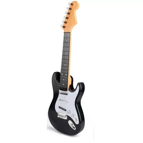 Černo-bílá dětská elektrická hračka kytara