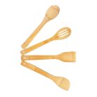 4-dílná sada kuchyňského nádobí z bambusu