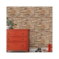   3 m x 60 cm samolepicí PVC panel s cihlovým vzorem v roli - Chicago