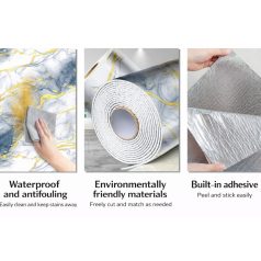   3 m x 60 cm samolepicí PVC panel s cihlovým vzorem v roli - Palermo