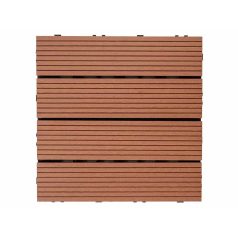   Moderní světle hnědý WPC 3D podlahový panel, obkladová deska ve stylu Nevada (30 cm x 30 cm)