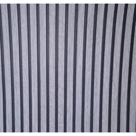 New York bílo-šedý 3D nástěnný panel s dřevěnou kresbou a pruhy (67×67 cm) – samolepicí