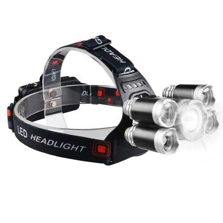 Profesionální nabíjecí čelovka CREE LED s výkonem 2600 lumenů