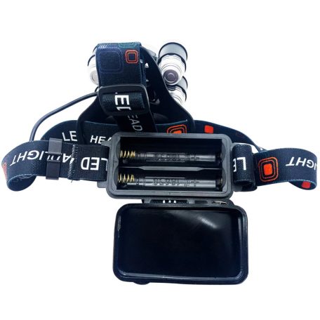 Profesionální nabíjecí čelovka CREE LED s výkonem 2600 lumenů