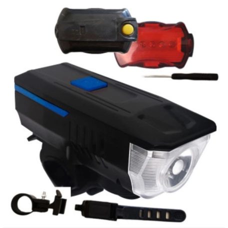 Sada předních a zadních LED světel na kolo