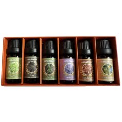   6-dílná sada aromaterapeutických esenciálních olejů - podzim