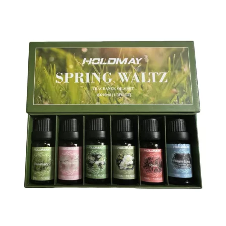 6dílná sada aromaterapeutických esenciálních olejů - jaro