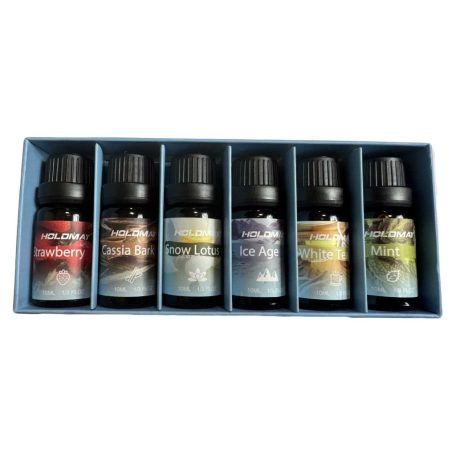 6-dílná sada aromaterapeutických esenciálních olejů - zima