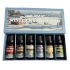 6-dílná sada aromaterapeutických esenciálních olejů - zima