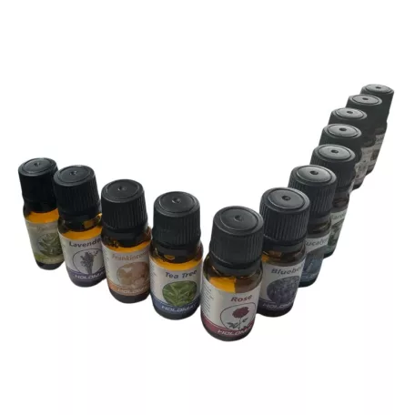 12-dílná sada esenciálních olejů pro aromaterapii