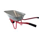 Kolečko v šedo-červené barvě - 80 litrů