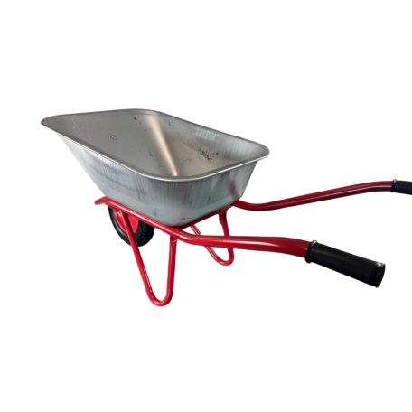 Kolečko v šedo-červené barvě - 80 litrů