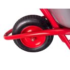 Kolečko v šedo-červené barvě - 80 litrů