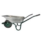 Kolečko v šedo-zelené barvě - 80 litrů