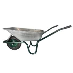 Kolečko v šedo-zelené barvě - 80 litrů