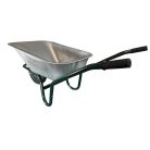 Kolečko v šedo-zelené barvě - 80 litrů