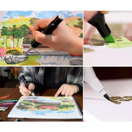 120-dílná sada fixů s organizérem