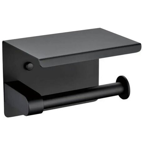 Držák na toaletní papír s poličkou