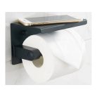 Držák na toaletní papír s poličkou