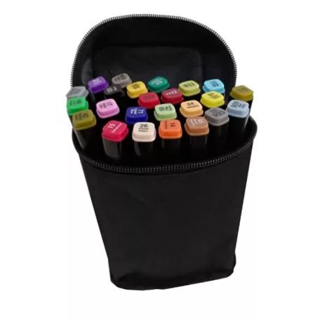 24-dílná sada fixů s organizérem