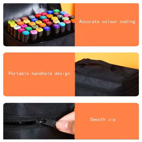 24-dílná sada fixů s organizérem