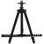 Malířský, skládací, nastavitelný kovový stojan v černé barvě - 52-150 cm