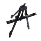 Malířský, skládací, nastavitelný kovový stojan v černé barvě - 52-150 cm